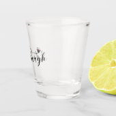 Verre A Shot Coeur de drapeau d'Edimbourg, Edinburgher (Droite)