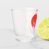 Verre A Shot Cœur de feu (Gauche)