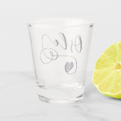 Verre A Shot Coeur Oslo, norvégien (Dos)