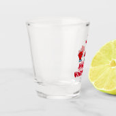 Verre A Shot coeur rouge mignon (Gauche)