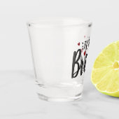 Verre A Shot Cœurs et engouement pour la mariée (Gauche)