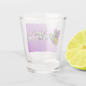 Verre A Shot Coeurs Mardi Gras (Dos)