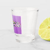 Verre A Shot Coeurs Mardi Gras (Droite)