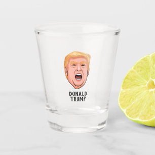 VERRE A SHOT COLÈRE DONALD TRUMP