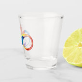 Verre A Shot Colibri arc-en-ciel avec symbole Infinity (Droite)