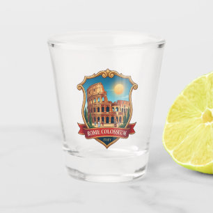 Verre A Shot Colisée de Rome Italie