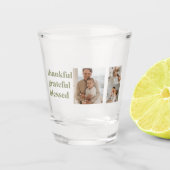 Verre A Shot Collage moderne Trois photos | Bon thanksgiving Sh (Devant)