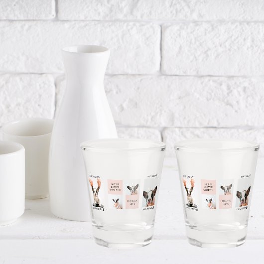 Verre A Shot Collage photos de chiens | Le chien est mes valent