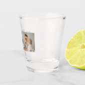 Verre A Shot Collage tendance Photo & We Love You Daddy Cadeau (Droite)
