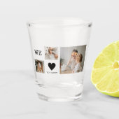 Verre A Shot Collage tendance Photo & We Love You Daddy Cadeau (Devant)