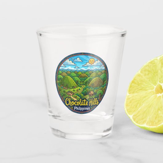 Verre A Shot Collines de chocolat Philippines (Devant)