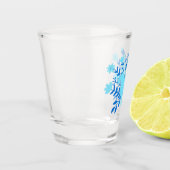 Verre A Shot colombe bleue de la Paix (Gauche)