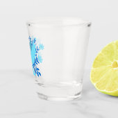 Verre A Shot colombe bleue de la Paix (Droite)