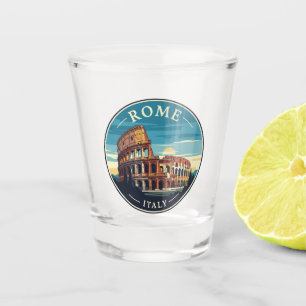 Verre A Shot Colosseum de Rome Italie
