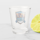 Verre A Shot Columbus, Ohio Skyline Ohio (Dos)