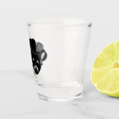 Verre A Shot Comédie et tragédie Théâtre Masques Jester (Droite)