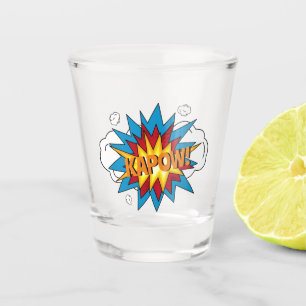 Verre A Shot Comic Livre coloré moderne KAPOW Pop Art