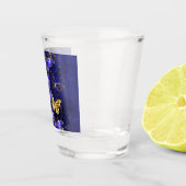 Verre A Shot Composition avec papillons Sapphire (Droite)