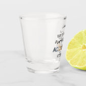 Verre A Shot Comptable personnalisé Funny Comptable génial (Gauche)