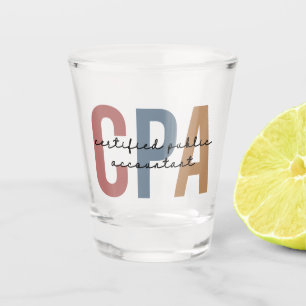 Verre A Shot Comptable public certifié Retro CPA