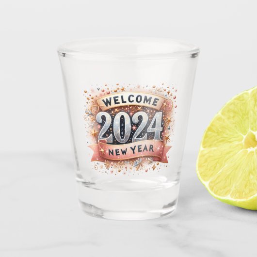 Verre A Shot Compte à rebours 2024 (Devant)