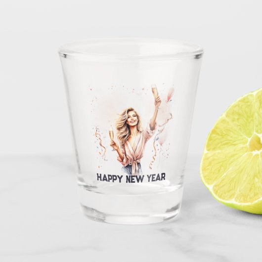 Verre A Shot Compte à rebours 2024 (Devant)