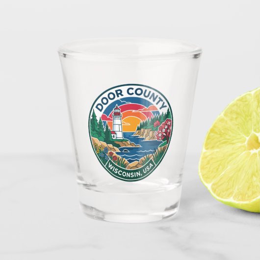 Verre A Shot Comté de Door USA (Devant)