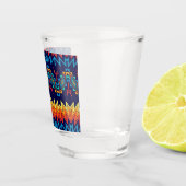 Verre A Shot Conception abstraite de la conception tribale (Droite)