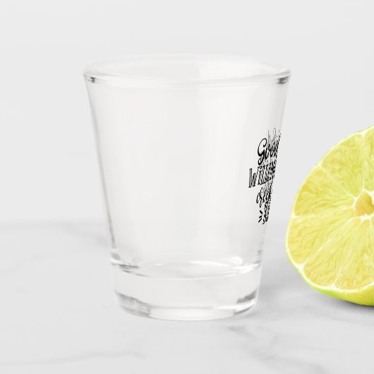 Verre A Shot Conception chrétienne Bonne volonté (Gauche)