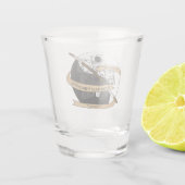 Verre A Shot Conception de dés de moine (Dos)