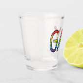 Verre A Shot Conception de Doodle Gay (Gauche)