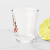 Verre A Shot Conception de fête d'anniversaire d'alien mignon (Droite)