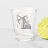 Verre A Shot Conception de l'unité de pompage à huile (Dos)