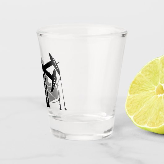 Verre A Shot Conception de l'unité de pompage à huile (Droite)