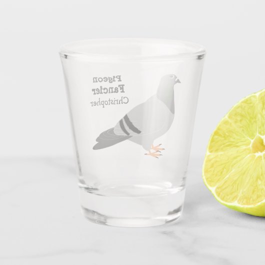 Verre A Shot Conception de pigeon (Dos)
