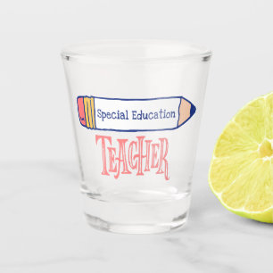 Verre A Shot Conception du crayon enseignant de l'éducation spé