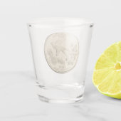 Verre A Shot Conception du quartier public de l'Oklahoma teinté (Dos)