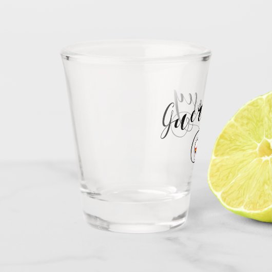 Verre A Shot Conception du script de fond du drapeau de Guernes (Gauche)