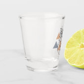 Verre A Shot Conception géométrique de hibou (Gauche)