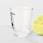 Verre A Shot Conception noire faite sur commande de réunion (Droite)