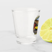 Verre A Shot Conception Rétro de Voitures Musclées du Désert (Gauche)