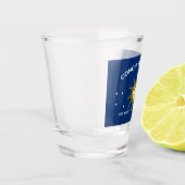 Verre A Shot Conch Republic Flag (Gauche)