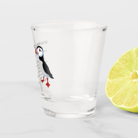 Verre A Shot Conseil d'un design Puffin (Droite)