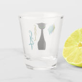 Verre A Shot Cool Cat Mid Century Retro (Dos)