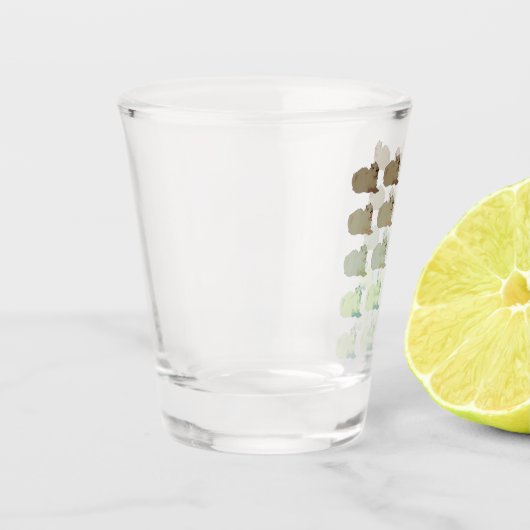 Verre A Shot Copybara Capybara (Gauche)