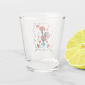 Verre A Shot Coq traditionnel du Portugal en noir (Dos)