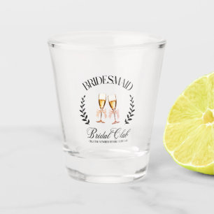 Verre A Shot Coquette Moderne Chic Bridesmaid