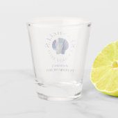 Verre A Shot Coquillages Cloches de mariage Enterrement de vie  (Dos)
