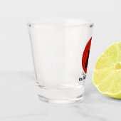 Verre A Shot Corbeau rouge (Gauche)