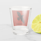 Verre A Shot Corbeau rouge (Dos)